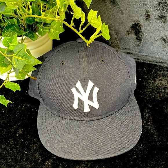 NLB Accessories New Era Mlb Ny Yankees Navy Blue Black White Lid 7